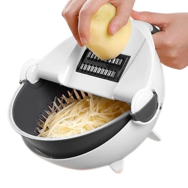 10 in 1 Multifunctional Vegetable Fruits Cutter / Slicer Shredder with Rotating Drain Basket Home & Kitchendarling lifestyle