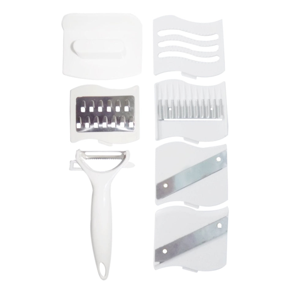 10 in 1 Multifunctional Vegetable Fruits Cutter / Slicer Shredder with Rotating Drain Basket Home & Kitchendarling lifestyle