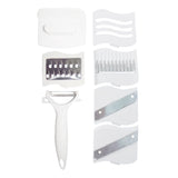 10 in 1 Multifunctional Vegetable Fruits Cutter / Slicer Shredder with Rotating Drain Basket Home & Kitchendarling lifestyle