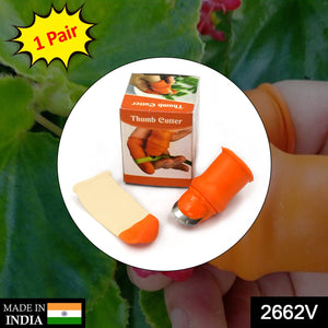 V thumb cutter set, packaged in box.