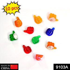 Hand-shaped wall clip hangers for various uses.