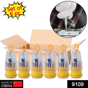 16-in-1 steel screwdriver set with magnetic bits