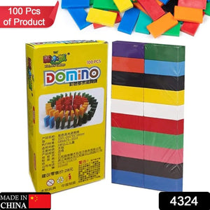 Domino blocks set for indoor play