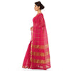 Generic Women's Kota Doria Cotton Saree With Blouse (Rani,6-3 Mtrs)