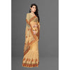 Generic Women's Net Saree With Blouse (Chiku, 5-6Mtrs)