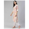 Generic Women's Cotton Printed  Straight Kurti (Multicolor, Cotton)