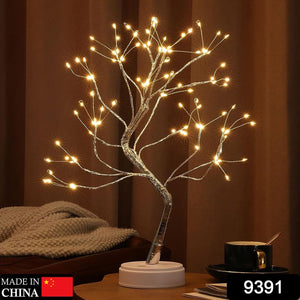 Fairy light birch tree for living room decor