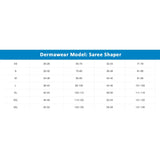 Dermawear Women's 4D Stretch Saree Shapewear (Turquoise-Blue)