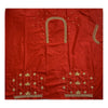 Generic Women's Cotton Silk Self Design Unstitched Blouse Piece (Red, 80-100 cm)