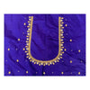 Generic Women's Cotton Silk Self Design Unstitched Blouse Piece (Blue, 80-100 cm)