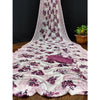 Generic Women's Georgette Printed Saree With Unstitched Blouse (Pink)