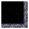 Generic Women's Velvet Embroidered Saree With Unstitched Blouse (Black, 5.5 Mtr)