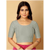 Generic Pack Of_2 Women's Hosiery Short Sleeves Round Neck Non-Padded Blouse (Grey)