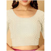Generic Pack Of_2 Women's Hosiery Short Sleeves Round Neck Non-Padded Blouse (White)