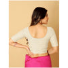 Generic Pack Of_2 Women's Hosiery Short Sleeves Round Neck Non-Padded Blouse (White)