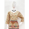 Generic Women's Cotton Jaipuri Printed 3-4th Sleeve Co ord Set (Multicolor)