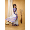 Generic Women's Soft Cotton Silk Printed Saree With Unstitched Blouse 5.5Mtr (Purple)