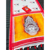 Generic Women's linen Digital Print Saree With Unstitched Blouse 5.5Mtr (White)