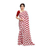 Generic Women's Georgette Printed Saree With Unstitched Blouse 5.5Mtr (W.Red)