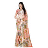 Generic Women's Faux Georgette Printed Saree With Unstitched Blouse 5.5Mtr (Orange)