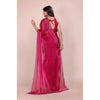 Generic Women's Jimmy choo Embellished Bollywood Saree With Unstitched Blouse 5.5Mtr (Red)
