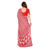 Generic Women's Georgette Printed Saree With Unstitched Blouse 5.5Mtr (Red)