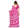 Generic Women's Georgette Printed Saree With Unstitched Blouse 5.5Mtr (Pink)